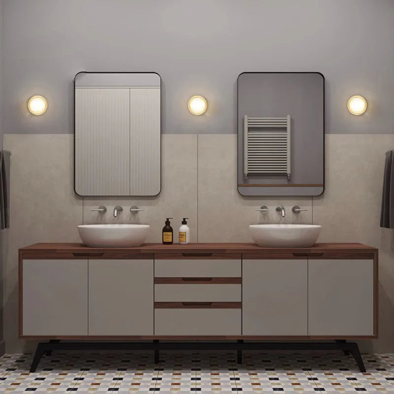 Halo Dimmable Glass LED Wall Lamp