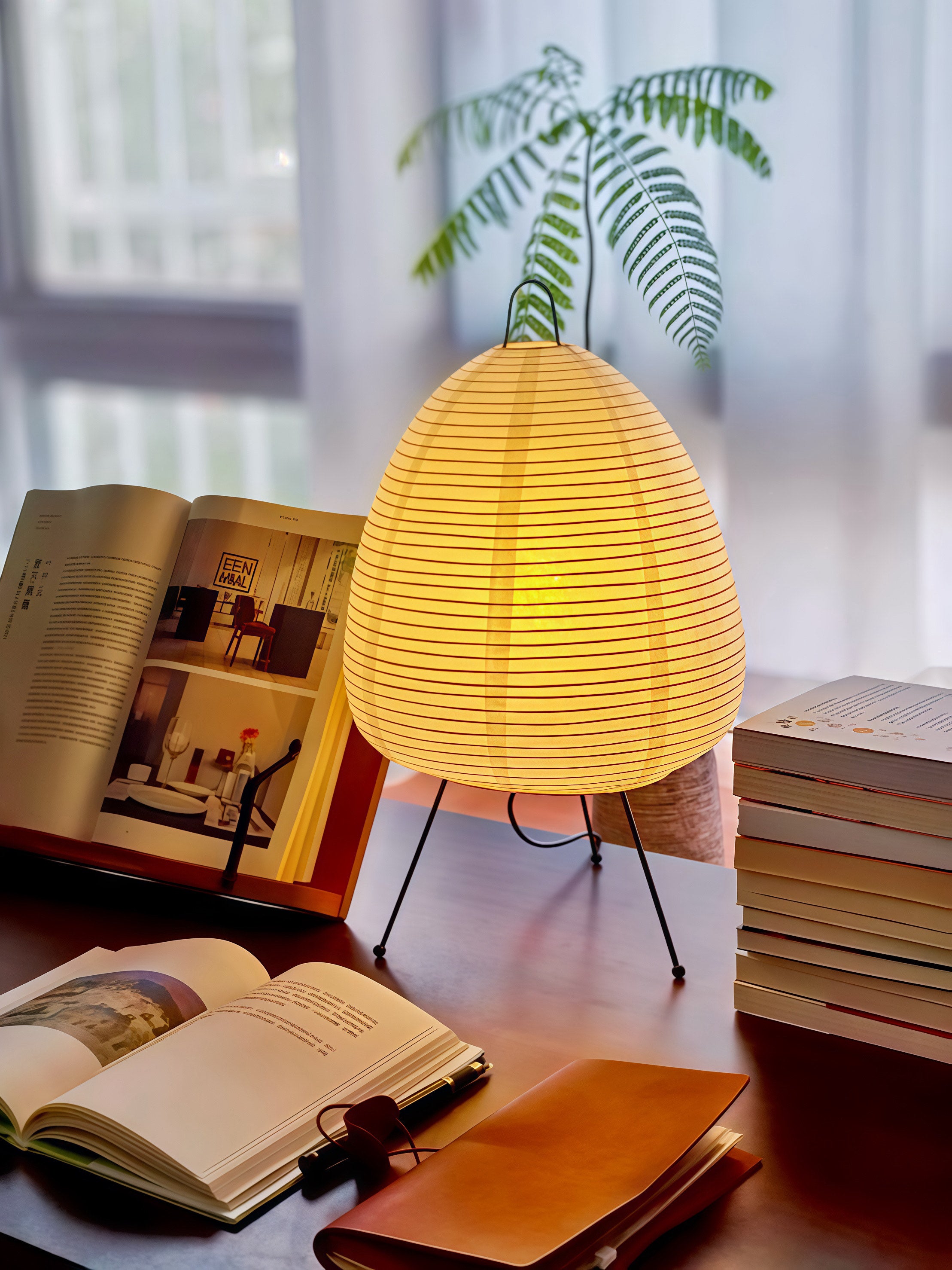 Rice Paper Floor Lamp | Japanese Style | Soft Glow Lighting