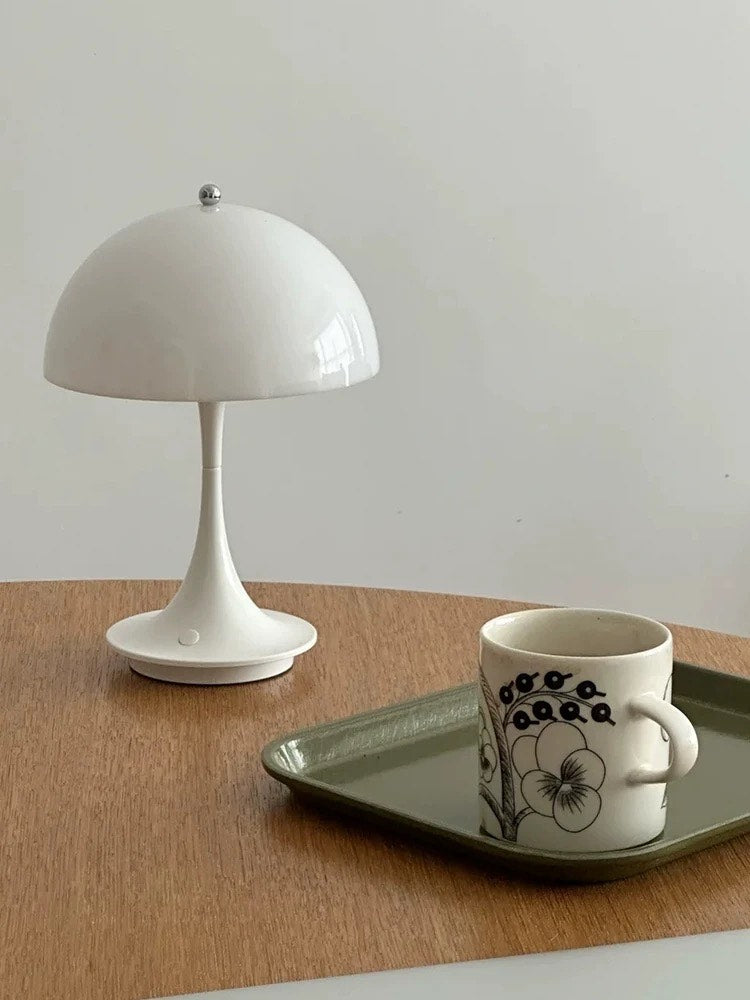 Mushie Dome Lamp | White | Rechargeable | Touch Control