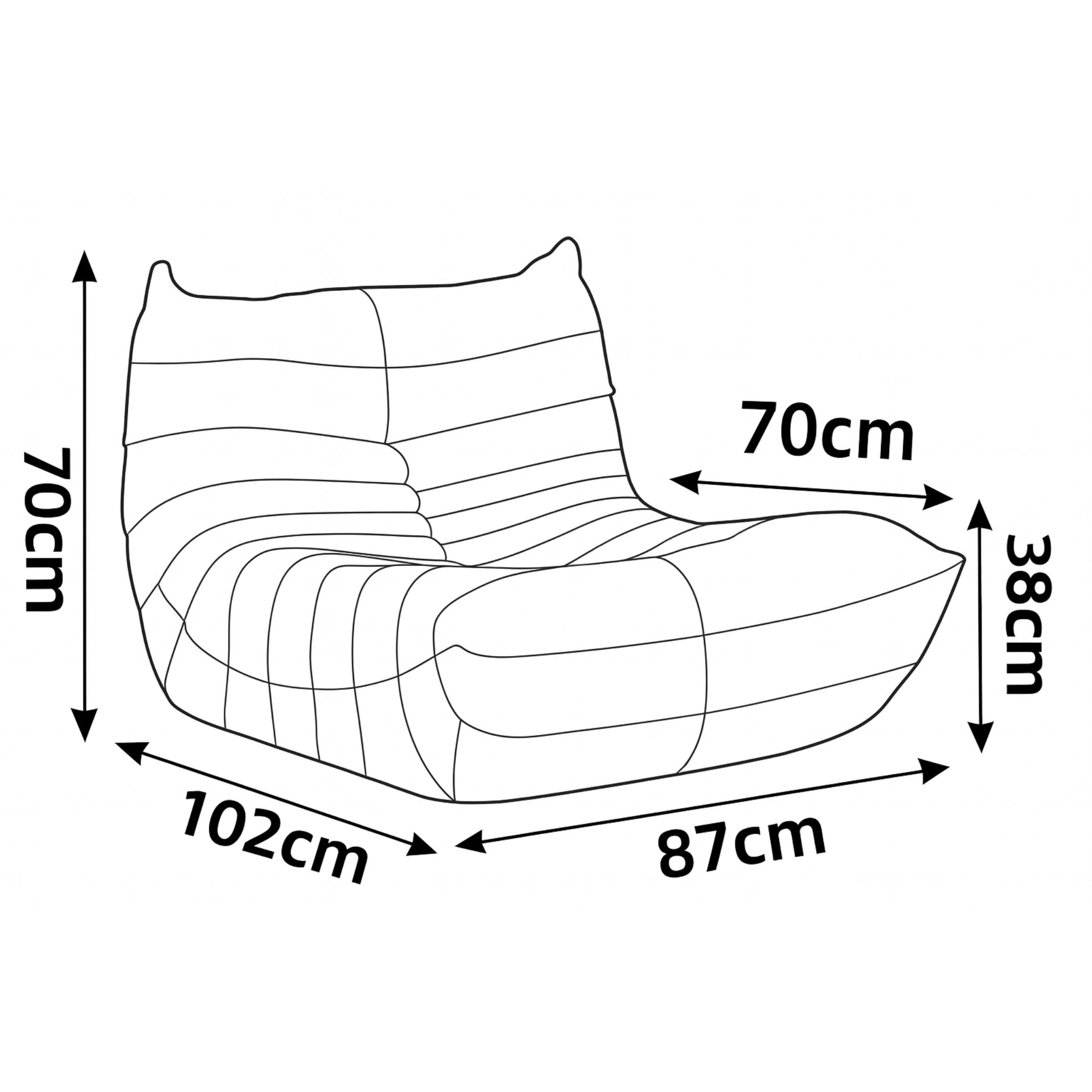 Fireside Low Lounge Sofa – Togo Inspired