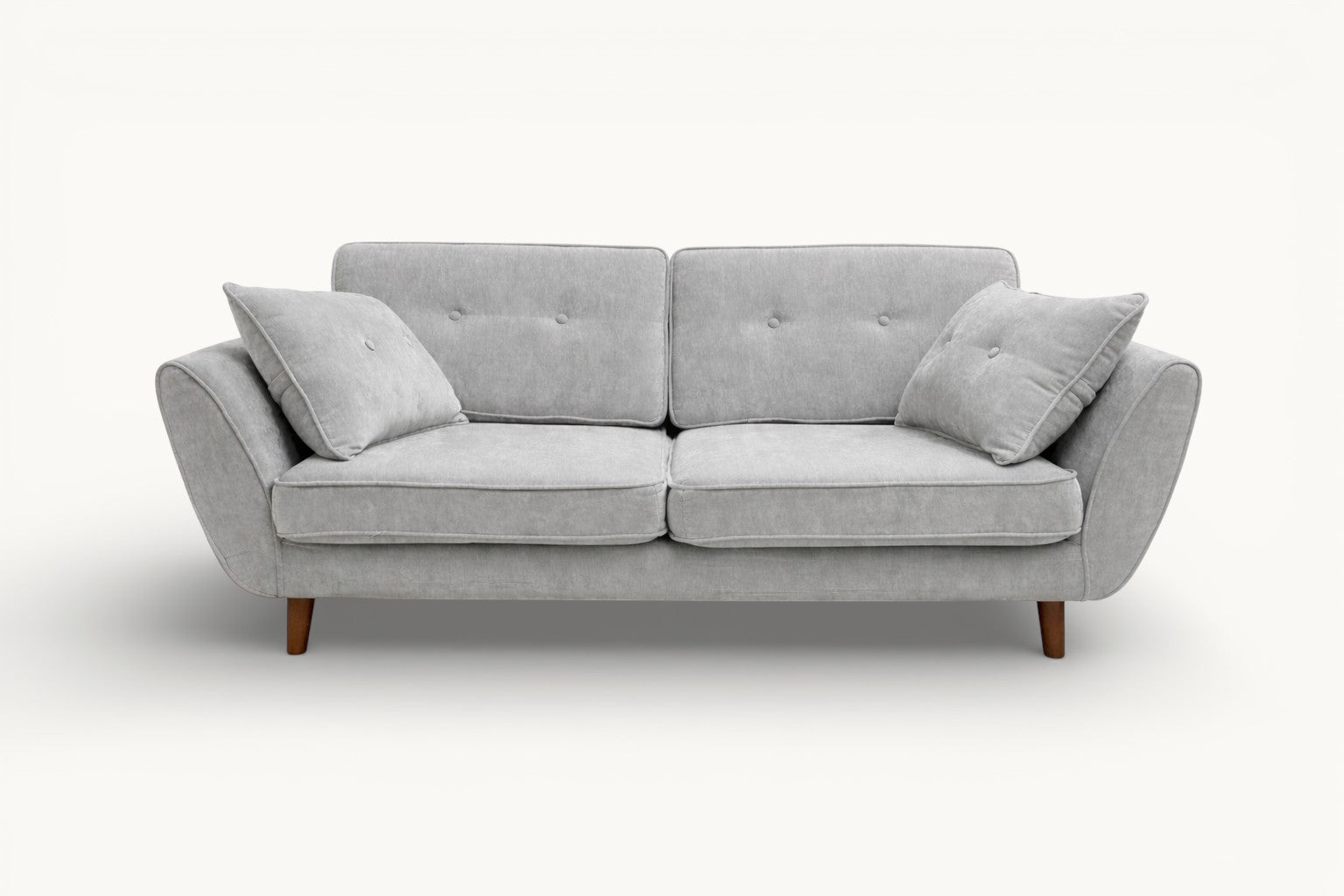 Relaxed 2-Seater Sofa in Soft Blue Grey