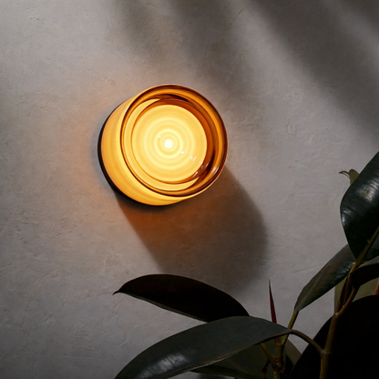 Halo Dimmable Glass LED Wall Lamp