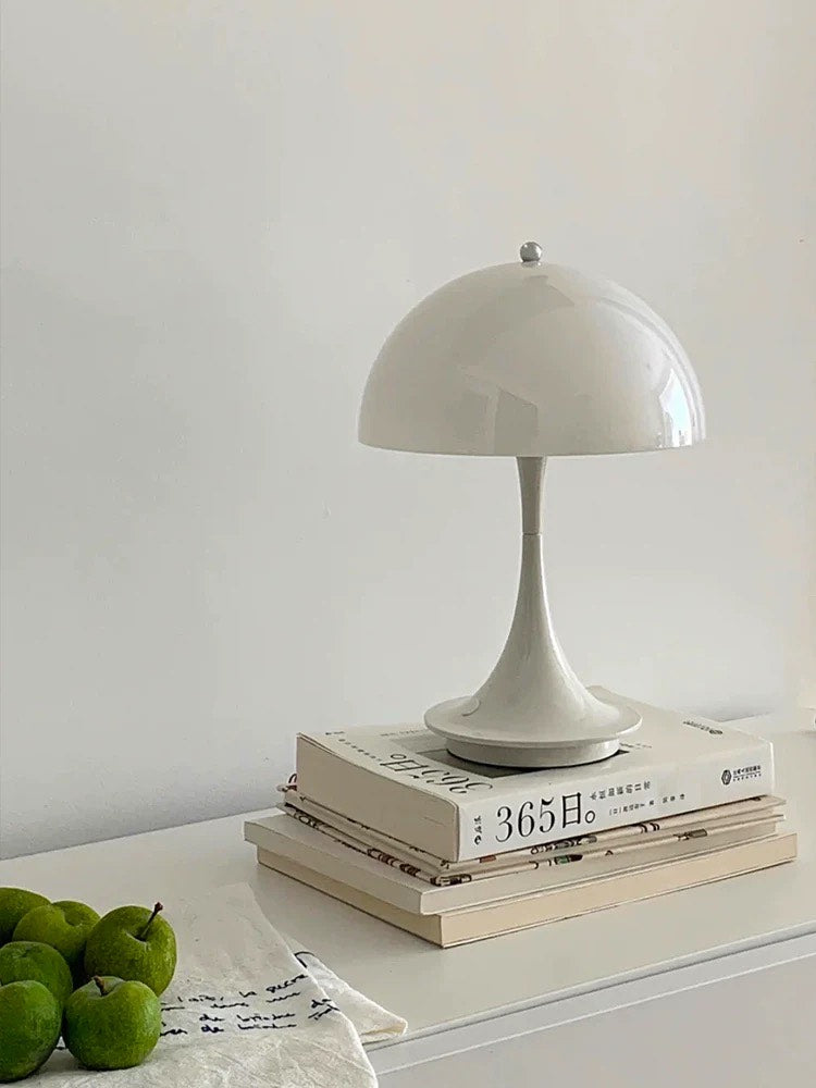 Mushie Dome Lamp | White | Rechargeable | Touch Control