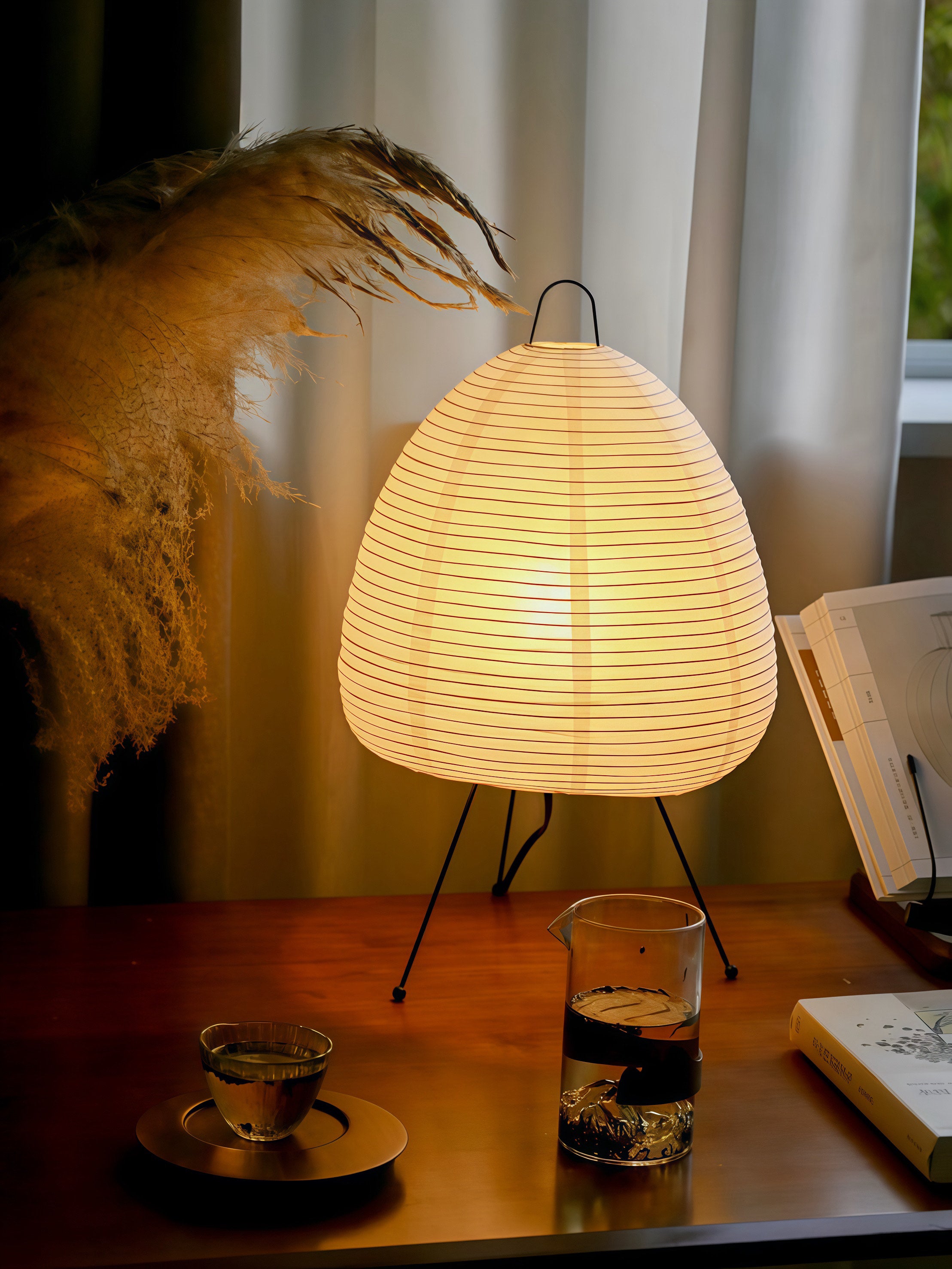 Rice Paper Floor Lamp | Japanese Style | Soft Glow Lighting