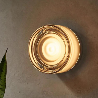 Halo Dimmable Glass LED Wall Lamp