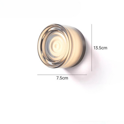 Halo Dimmable Glass LED Wall Lamp
