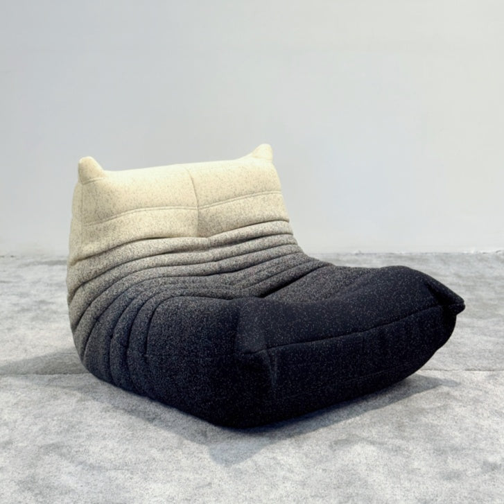Moora Furniture | Monochrome Ombre Bean Bag Chair - Modern Gradient Design