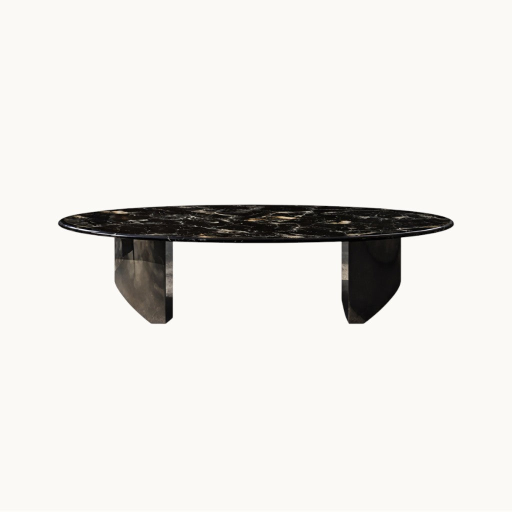 Luxury Oval Marble Coffee Table | Moora Furniture
