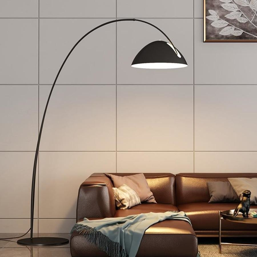 Arc Floor Lamp – Black Curved Standing Lamp for Living Rooms | Moora Furniture